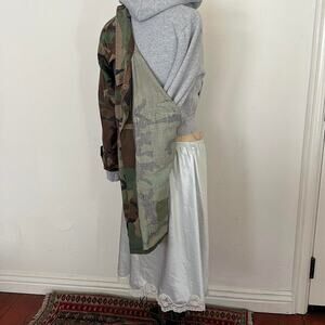 Vintage embroidered slip skirt